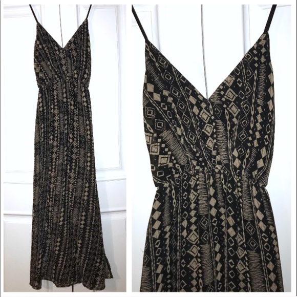 Gypsy Warrior Dresses & Skirts - 4-for-$25! ✨Tribal Printed Wrap Front Maxi Dress